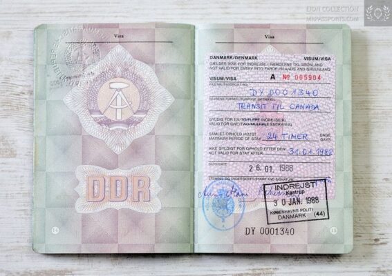 East Germany Passport for sale 