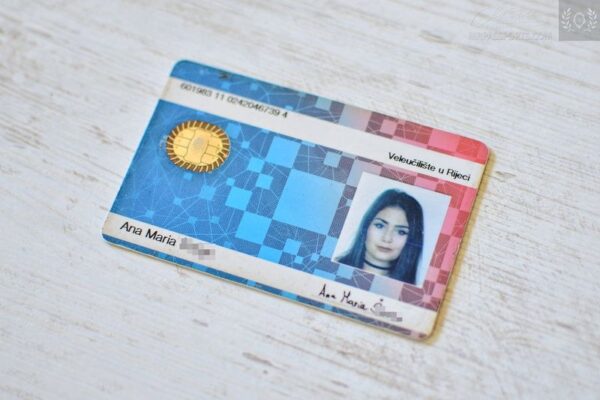 Croatia student identity card 4sale 