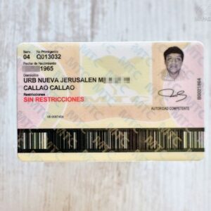 Peru driving license for sale