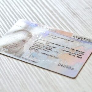Cyprus residence permit biometric card
