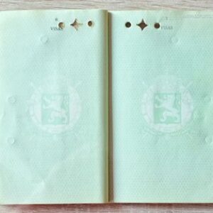 Belgium 1933, Passport for a couple