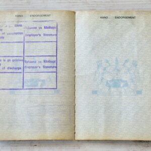 Bophuthatswana travel document for sale