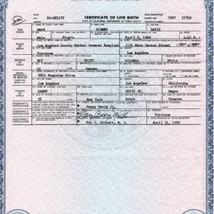 Buy Original Birth Certificates